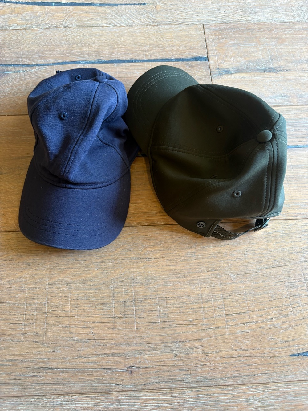 lululemon athletica women’s Navy and Olive Baseball Caps